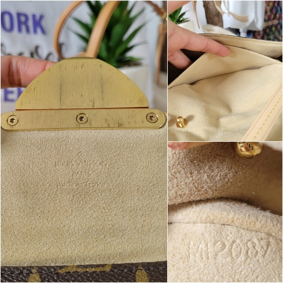 💕DISCONTINUED Very Rare LOUIS VUITTON Pochette Beverly Crossbody Monogram - Picture 15 of 16